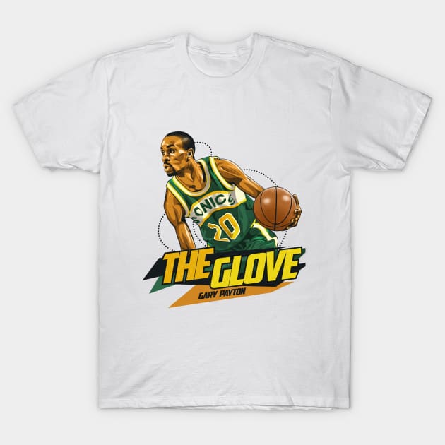 Gary Payton T-Shirt by bikonatics